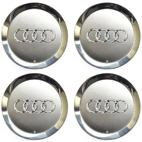 Audi Alloy Wheel Centre Caps Silver 4E0601165A 146mm WheelCapo