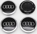Audi Alloy Wheel Centre Caps Black 4B0601170A 69mm WheelCapo