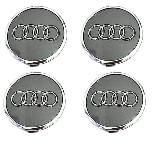 Audi Alloy Wheel Centre Caps Grey 4B0601170A 69mm WheelCapo