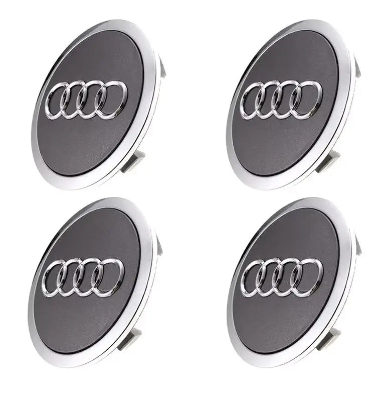 Audi Alloy Wheel Centre Caps Grey 4B0601170A 69mm WheelCapo
