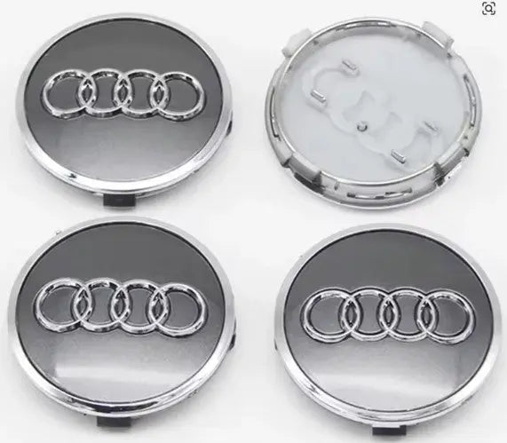Audi Alloy Wheel Centre Caps Grey 4B0601170A 69mm WheelCapo