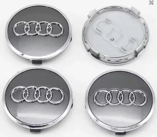 Audi Alloy Wheel Centre Caps Grey 4B0601170A 69mm WheelCapo