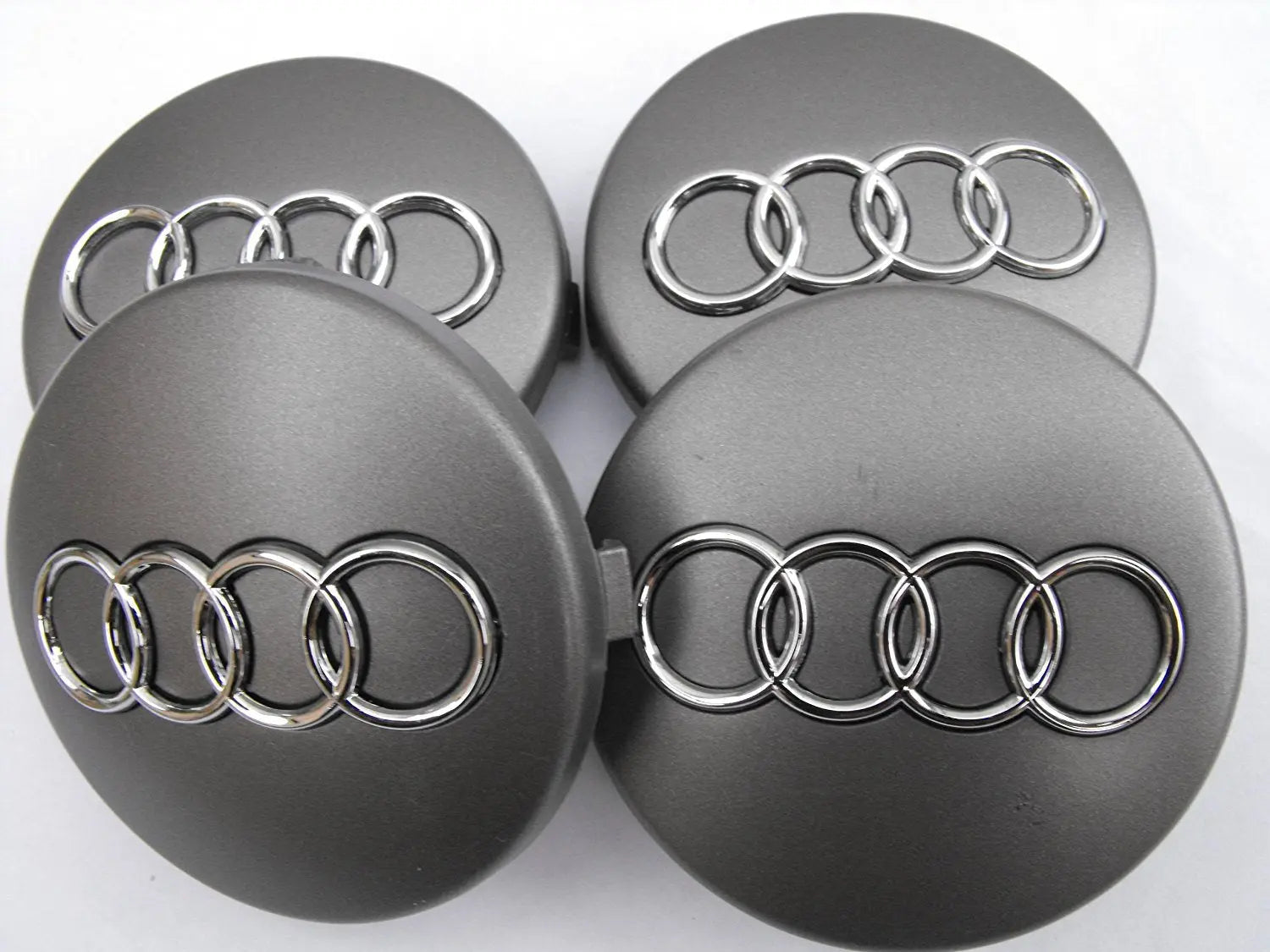 Audi Alloy Wheel Centre Caps Grey 4B0601170 60mm WheelCapo