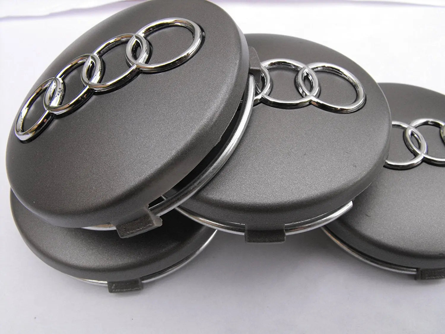 Audi Alloy Wheel Centre Caps Grey 4B0601170 60mm WheelCapo