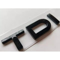 Audi TDI Badge in Black WheelCapo