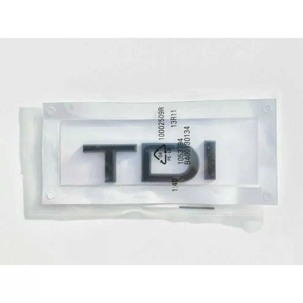 Audi TDI Badge in Black WheelCapo