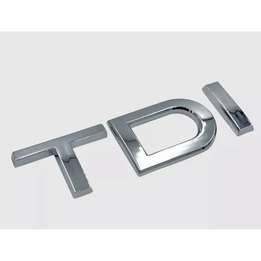Audi TDI Badge in Silver WheelCapo