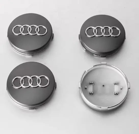 Audi Alloy Wheel Centre Caps Grey 4B0601170 60mm WheelCapo