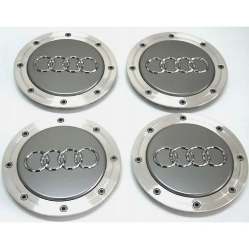 Audi Alloy Wheel Centre Caps Silver 4B0601165A 148mm WheelCapo