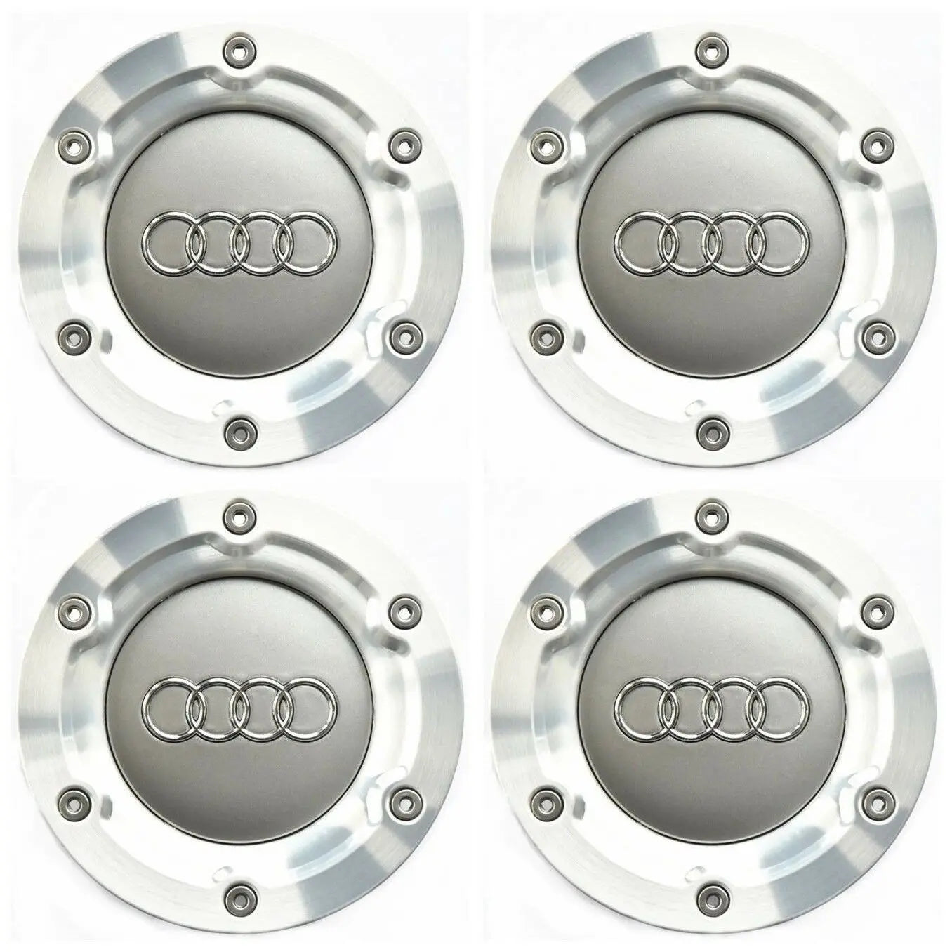 Audi TT Alloy Wheel Centre Caps Silver 8N0601165A 147mm WheelCapo