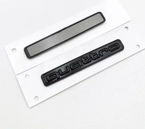 Audi Quattro Badge Badge Black WheelCapo