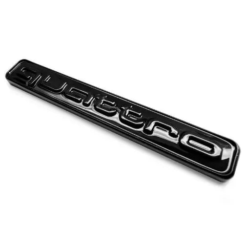 Audi Quattro Badge Badge Black WheelCapo