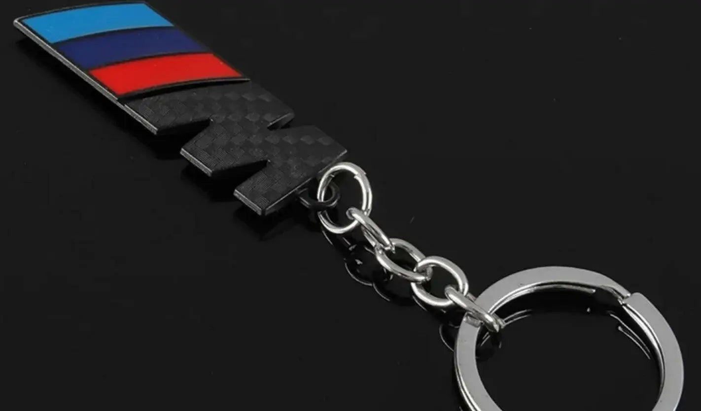 BMW M Carbon Keyring Black WheelCapo
