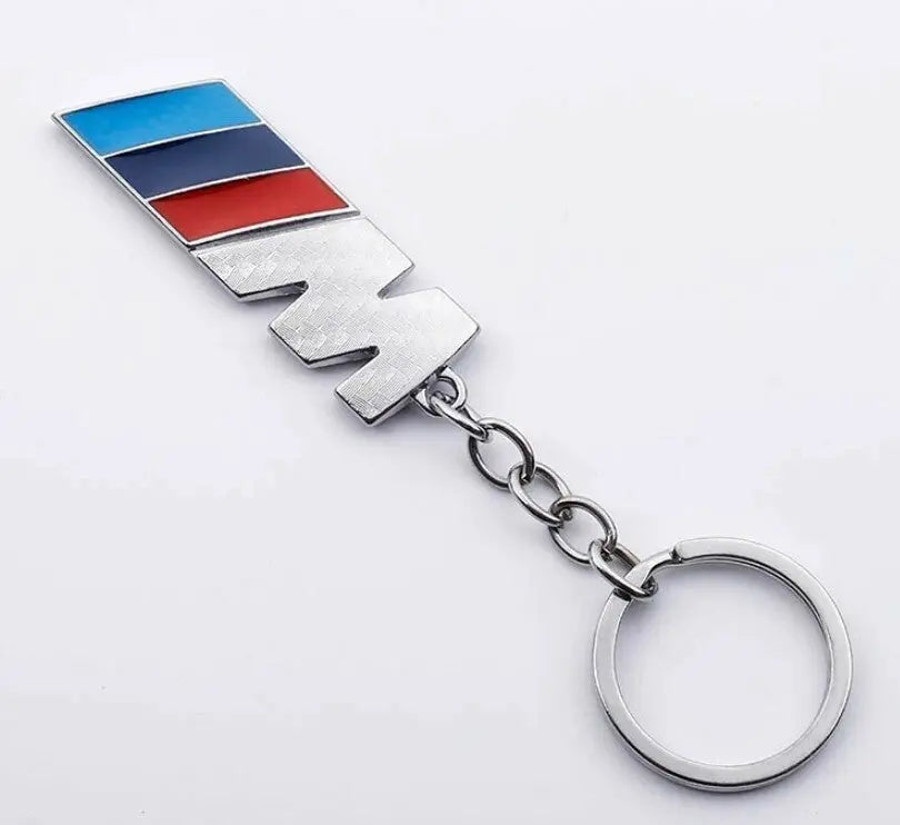 BMW M Carbon Keyring Silver WheelCapo