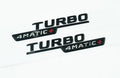 Mercedes Turbo 4matic+ Badges Black WheelCapo