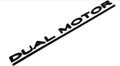 Tesla Dual Motor Badge Black WheelCapo