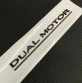 Tesla Dual Motor Badge Black WheelCapo