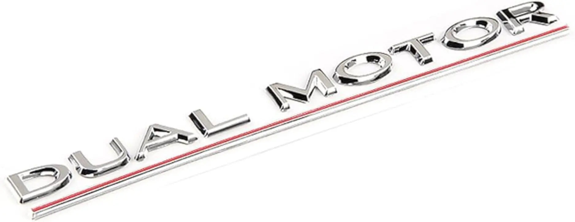 Tesla Dual Motor Badge Silver WheelCapo