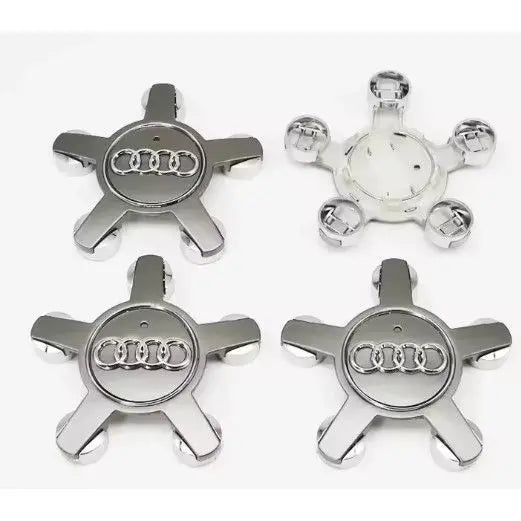 Audi Star Alloy Wheel Centre Caps Grey 4F0601165N 135mm WheelCapo