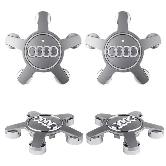 Audi Star Alloy Wheel Centre Caps Grey 4F0601165N 135mm WheelCapo