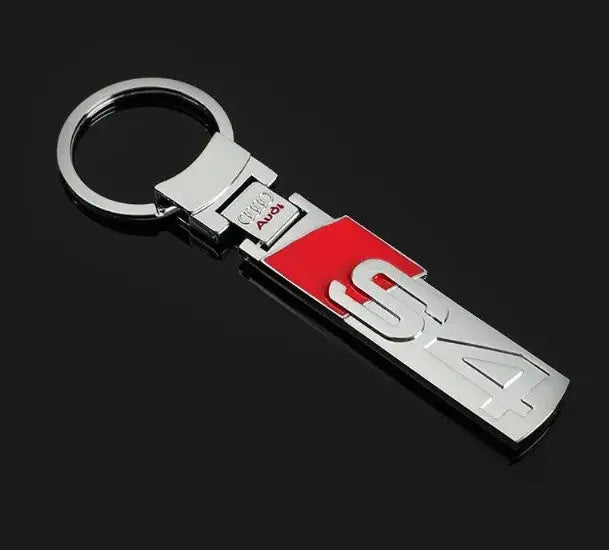 Audi S4 Keyring Silver WheelCapo
