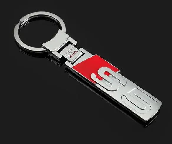 Audi S5 Keyring Silver WheelCapo