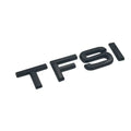 Audi TFSI Badge in Black WheelCapo