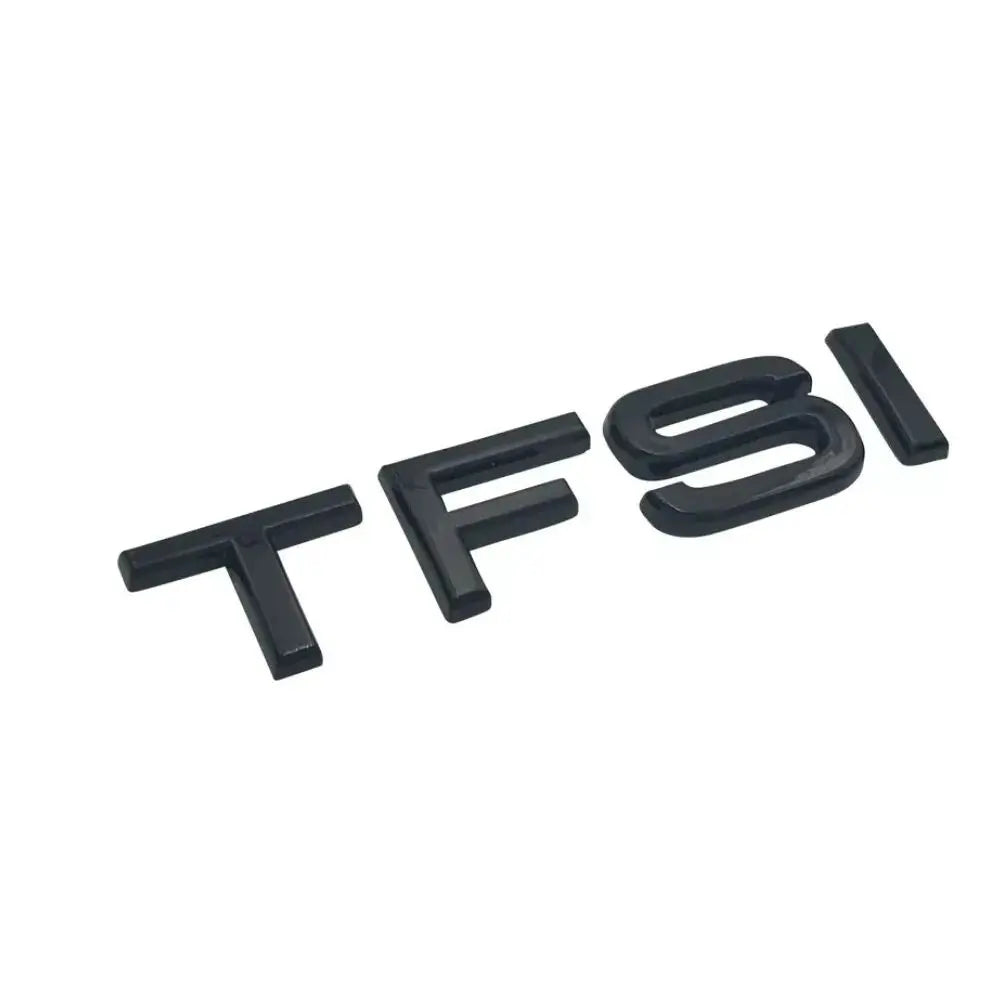 Audi TFSI Badge in Black WheelCapo
