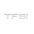 Audi TFSI Badge in Silver WheelCapo