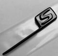 Mercedes AMG S Badge Black WheelCapo