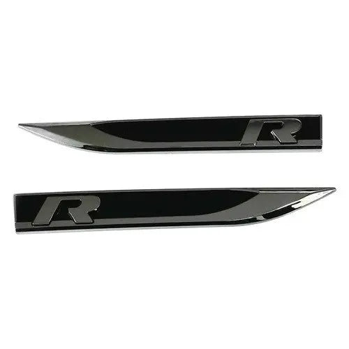 VW Golf R Wing Badge Blacks WheelCapo